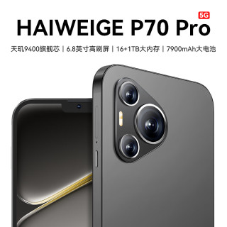 HAIWEIGE P70Pro 144Hz高刷 羽砂黑 16GB+256GB 手机