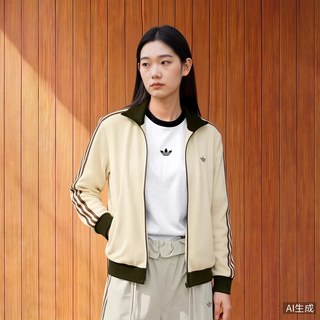 阿迪达斯 三叶草系列 运动夹克