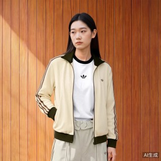阿迪达斯 三叶草系列 运动夹克