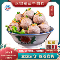 牛丸少爷家好正宗潮汕牛肉丸牛筋丸子250g*8火锅丸料组合BESTHOME