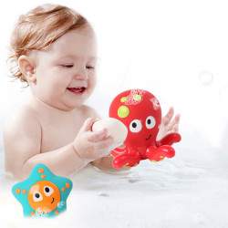 Hape 吸吸乐戏水玩偶组 章鱼+海星 2件套 情景玩具