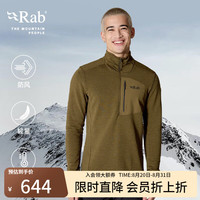 Rab Ascendo 男士立领抓绒衣 黑色 S QFG-60