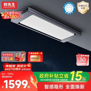 国家补贴：邦先生 M66CPRO 电动晾衣架 离线语音+除菌版 2.2m 灰