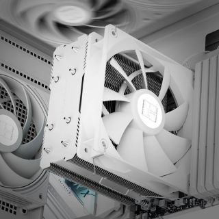 利民 AX120R SE V8白色无光塔式风冷散热器1700/AMD5四热管CPU风扇