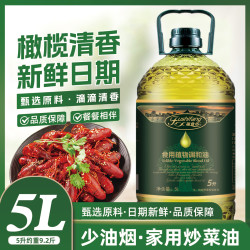 福食坊 添加橄榄油食用油5升家用炒菜油玉米葵花籽油调和油