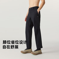 诺诗兰 春夏户外男女速干裤吸湿排汗透气弹力休闲长裤工装裤伞兵裤 纯黑色-男标准版 175