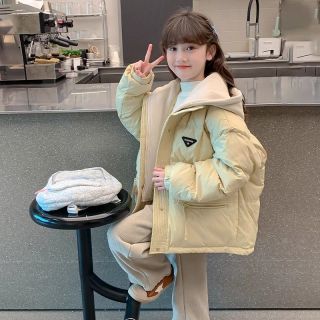 女童棉服冬装2025新款洋气中大童假两件保暖棉衣女孩棉袄冬季外套