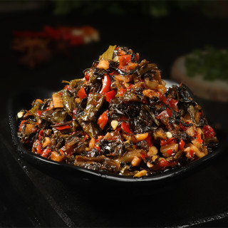 馋浏 农家外婆菜湖南特产香辣下饭菜拌饭拌面开盖即食好吃280g/瓶