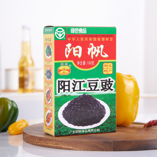 阳帆 阳江豆豉阳帆牌180克黑豆豉干美食蒸鱼豉汁排骨特产炒菜调料豆豉