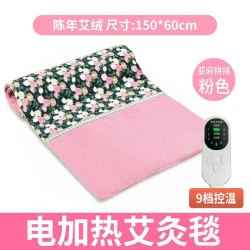 电加热艾灸毯艾绒床垫艾草褥子热敷艾灸毯家用艾绒毯