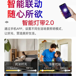 （荣亚灯饰）智能灯带护眼无极调光见光不见灯无主灯装修家用线性灯
