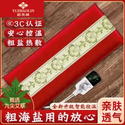 俞兆林 海盐热敷包电加热家用艾灸理疗袋大顆粒粗盐袋肩颈暖宫暖腰