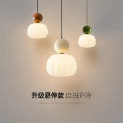 客厅网红大气感简约卧室小吊灯餐厅灯灯饰轻奢玄关上档次悬停灯具