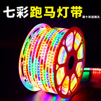 LED灯带跑马灯流水户外防水节日室外亮化七彩招牌闪光led软灯条