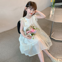 女童夏装连衣裙2026新款甜美公主裙夏季薄款小女孩背心裙