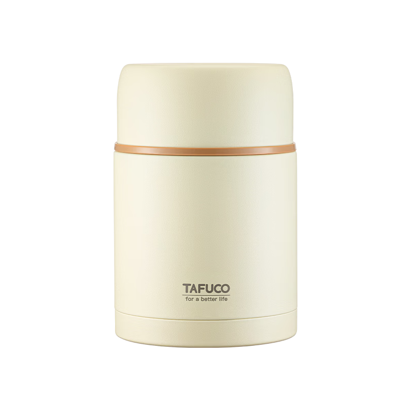 泰福高 T2032 316不锈钢 奶油黄 1.0L 焖烧杯
