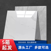 广东浅灰色大理石瓷砖800X800通体防滑厂家直销客厅批发地砖厂家