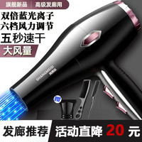 德系电吹风机吹头发学生宿舍用家用发廊大功率80000速干吹风筒