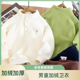 秋冬季校服神器奥利绒加厚打底卫衣2024新款加绒加厚保暖舒适