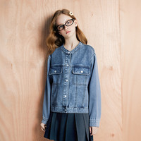 笛莎 童装女童牛仔外套2025年新款中大童儿童时尚休闲牛仔上衣秋季