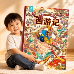 专注力训练游戏书西游记故事绘本儿童思维逻辑游戏训练全脑开发益智找不同隐藏的图迷宫书早教启蒙3-4-5