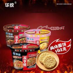 华统 韩式风味双享桶火鸡面6桶