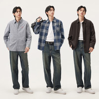 gxgjeans 限时五折 美式复古宽松时尚休闲牛仔裤 三色可选