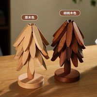 LISM 实木隔热垫餐垫防烫垫耐高温桌垫杯垫砂锅垫