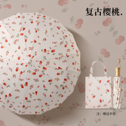 温诗欧 古风16骨晴雨两用防晒伞
