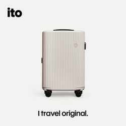 itO PISTACHIO STRIPED 开心果一代轻便旅行箱-zb