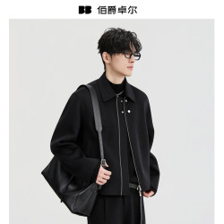 伯爵卓尔 【全羊毛双面呢】通勤保暖夹克 Z541600