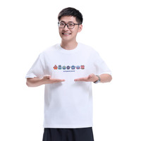 影视飓风 铁甲小宝联名卡布达 纯棉短袖T恤 白色 M
