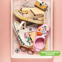 crocs 2026春季新款贝雅卡骆班男女户外休闲沙滩鞋洞洞鞋