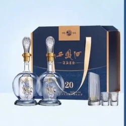 西凤酒 西凤 20年 45度 凤香型白酒 礼盒2瓶装