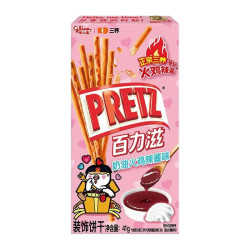 格力高 百力滋百奇 三养奶油火鸡辣酱味