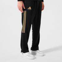 adidas 秋季户外防风跑步运动休闲裤经典三条纹垂感长裤