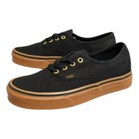VANS 范斯 生胶底 黑色 低帮帆布鞋