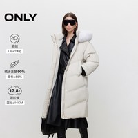 ONLY 124412014 90白鹅绒 毛领连帽 女士羽绒服