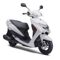 YAMAHA 摩托车踏板车豪华款赛鹰DX125小绵羊液晶全新整车国四电喷 赛鹰DX豪华版/前碟后鼓/炫光白