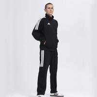 adidas 情侣款休闲运动套装宽松显瘦日常通勤健身户外出游潮流百搭两件套
