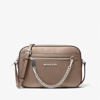 MICHAEL KORS Jet Set 简约大气金属徽标拉链开合女款单肩斜挎包