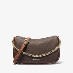 MICHAEL KORS Carmela 中号经典标识印花斜挎包