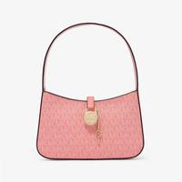MICHAEL KORS Lyra 时尚老花金属吊饰月牙包轻便日常腋下小包