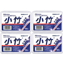 BMBO 圆线细滑牙线棒 4盒200支