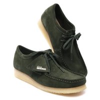 Clarks Wallabee M 森林绿麂皮 系带 男士休闲鞋