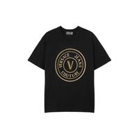 VERSACE JEANS COUTURE 男士印花棉质平纹针织T恤