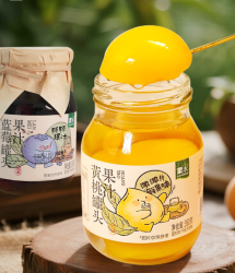 蒙水 黄桃罐头425g*5罐