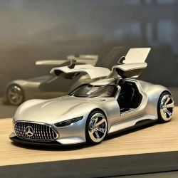 中精质造 仿真奔驰AMG Vision GT豪华合金跑车模型成品收藏摆件儿童玩具车 奔驰GT/三开门+回力