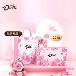 德芙 玫瑰心语巧克力礼盒201g（38粒）