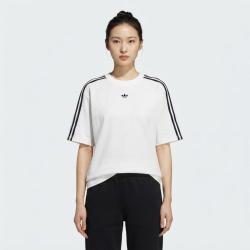 adidas 三叶草 夏季透气潮流百搭时尚休闲运动日常女子短袖T恤